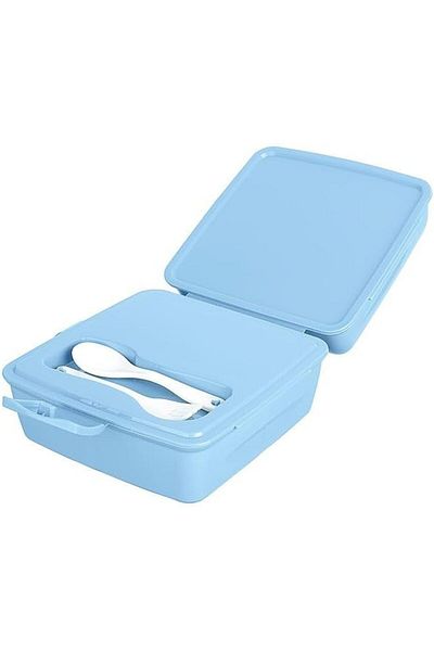 DERİK Htsp Student Lunch Box/Fun Lunch Box/Healthy Meal Container/Storage Container (White