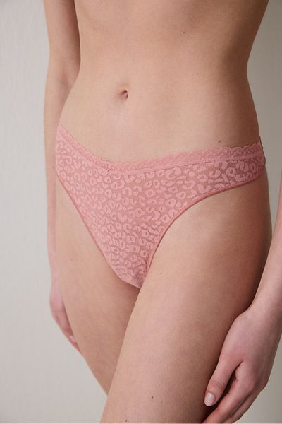 Penti Easy Lace V Shape Pink Panties