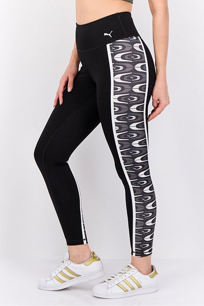 Puma Women Sportswear Fit 7/8 Training Leggings, Black/white