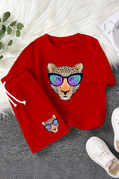 MYADA Nove sezone cool naočare Sa leopard printom 2-dijelni dečiji set 23457