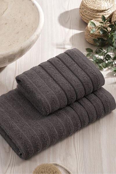 Eponj Home Wave 2 Piece Towel Set 50X85Cm + 70X140Cm