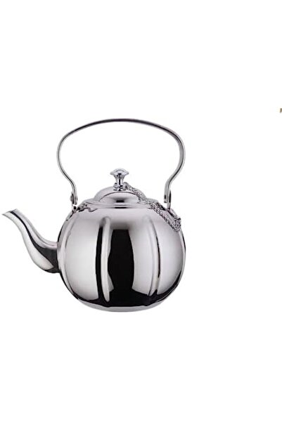 ALSAIF 3L Saif Teapot, durable and elegant, ideal for serving tea and other types of tea. Silver color.