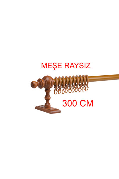 di'mora by ağbaht züc. Meşe Raysız Ahşap Rustik Perde Askısı Rustik Borusu