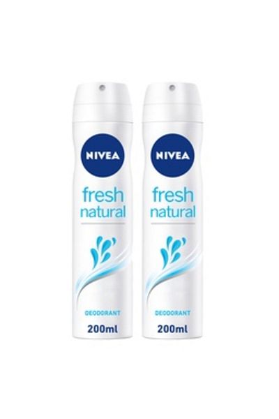 NIVEA Deodorant Fresh Natural For Women 2 x 200 ml