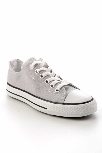 Bambi Gray Linen Women's Casual Shoes K01688210618