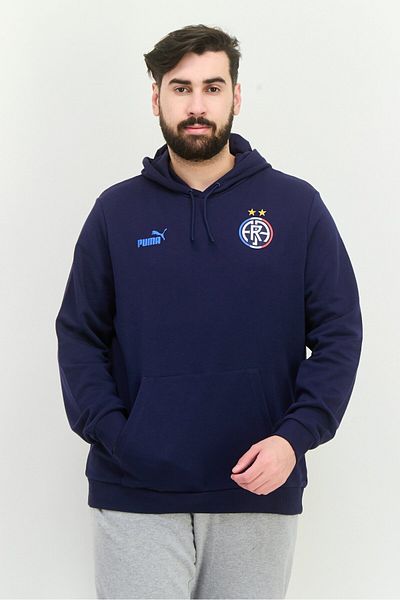 Puma Men Sportswear Fit Long Sleeve Footballcore Fan Sweatshirt, Navy