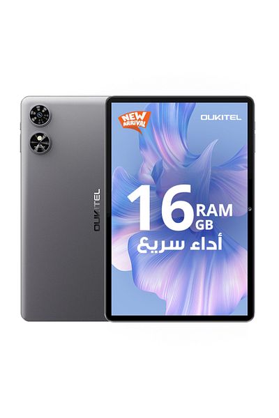 oukitel OT6 Kids Tablet With 10.1-Inch Grey 4+12GB RAM 64GB WiFi - Middle East Version