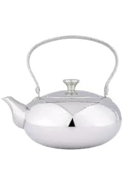 ALSAIF 1.2L Saif Teapot, durable and elegant, ideal for serving tea and other teas. Silver color.