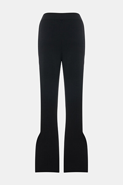 W Collection SİYAH BORU PAÇA SPOR PANTOLON