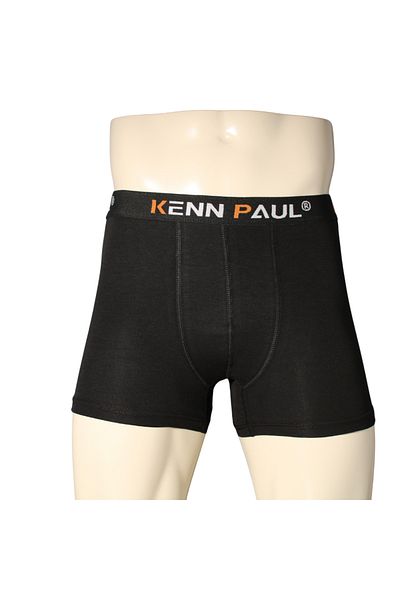 Kennpaul Men's Black Premium Modal Boxer |   Soft Fabric |   Modern Boxer