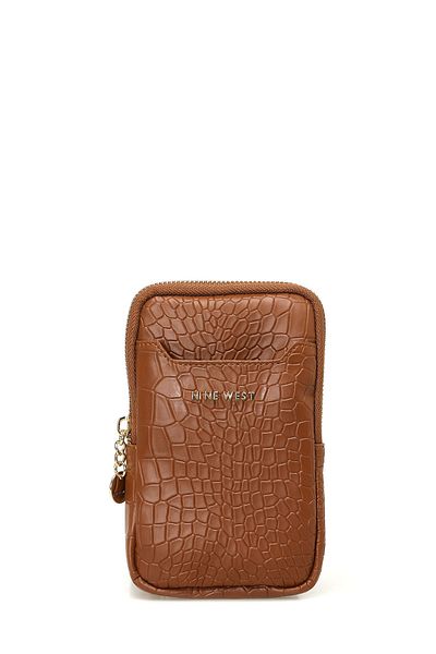 Nine West PIANOLAPHONE 4PR Tan Damen-Handytasche