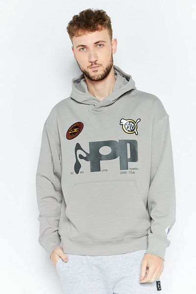 Puma x Perks And Mini Men Sportswear Fit Long Sleeve Outdoor Sweatshirt, Grey
