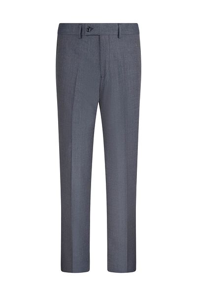Hatemoğlu Navy Blue Slim Fit Fabric Trousers with Side Pockets