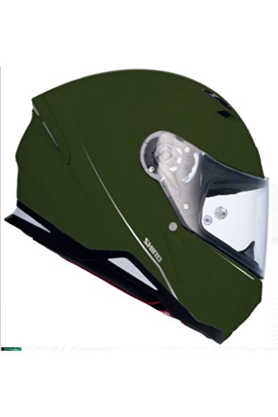 Shiro Kask 100065 Fullface Hunter M.c Matt_m Green