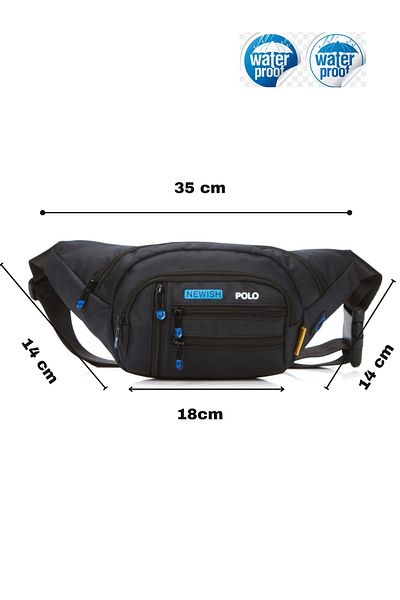 Newish Men's Cross Waist and Shoulder Bag