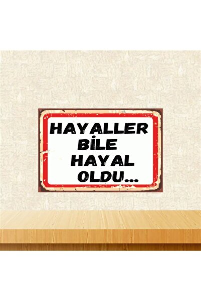 Even Dreams Dreamed 20-30 Cm Retro Wooden Poster Tkfx4462