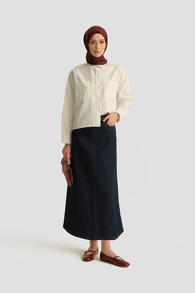 Armine Oversize Shirt 25Yh3667 White