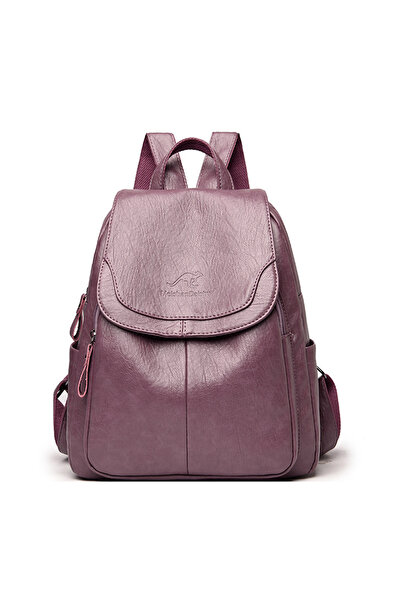 Buldug Rucsac de damă de mărime medie din piele moale - volum mare, cu mai mu...