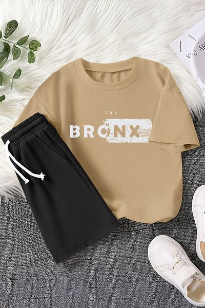 MYADA New Season the Bronx Printed 2-Piece Children's Set 22506