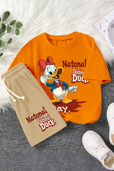 MYADA Преміум Національний качиний принт, дитячий комплект з 2 предметів 22466