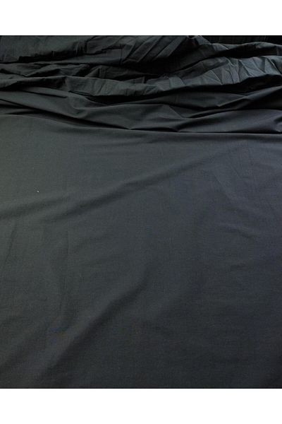 Kumaş Parça Poplin Negru Asemanator Elastic Tesut - 140 cm