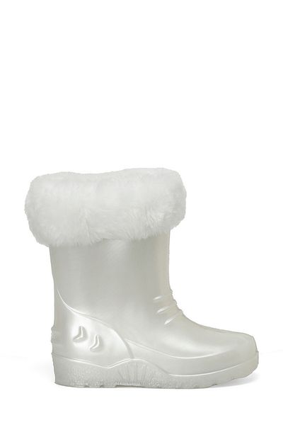 ICool Design PERLA F 4PR INCI BEYAZI Kız Çocuk Yağmur Çizmesi
