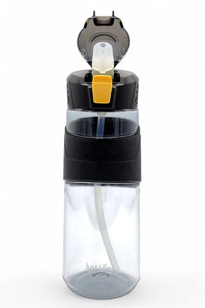 Siriderya Tritan Water Bottle (650 ml) New Season Daily Sports and Detox Black