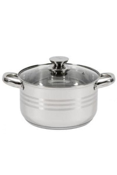 Heinner Pot with lid Heinner HR-HJ-045, 22 x 12.5 cm, 4.5 L (Stainless steel)