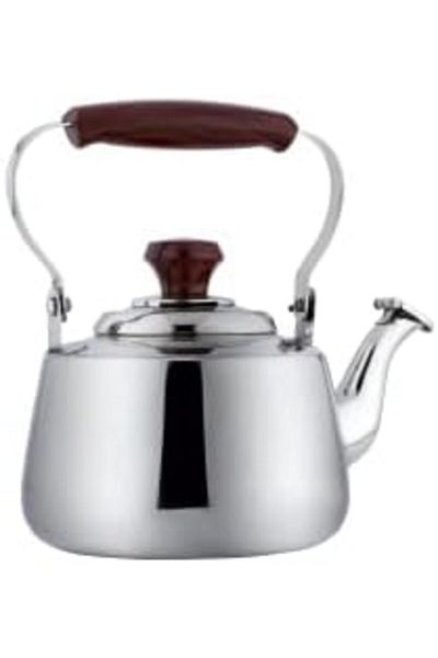 ALSAIF 800ml Saif Teapot, durable and elegant, ideal for serving tea and other teas. Silver color.