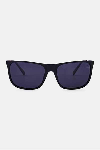 Timberland Men TB928102D62 Square Polarized Sunglasses, Black
