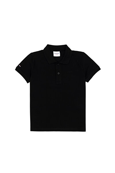 U.S. Polo Assn. Erkek Çocuk Siyah Basic Tişört 50306495-VR046