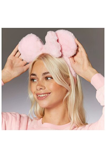 SB SizinBazar Minnie Mouse Takımı!- Peluş Saç Bandı Ve Bileklik Makyaj Seti