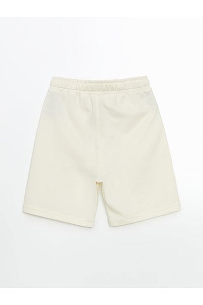 LC Waikiki Standard Mold Cotton Blended 2 Yarn Fabric Label Detailed Boy Shorts