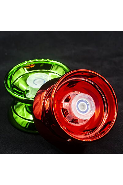 TUENGİ STORE Yo-Yo Polished Chrome Finish Motorized Ball Bearing Professional Yoyo Toy