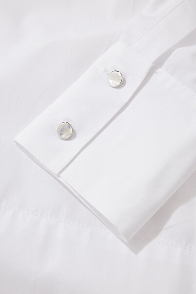 W Collection BEYAZ UZUN KOLLU BLUZ