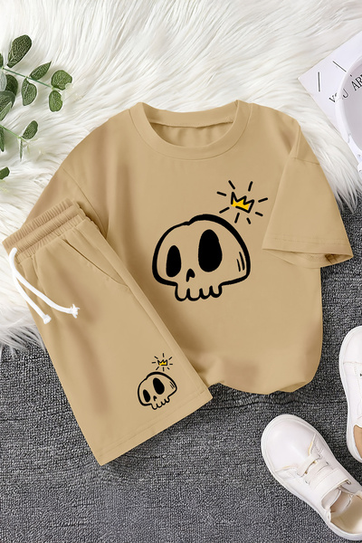 MYADA Nova sezona King Skeleton B Štampano Dvodelni dečiji set 23464