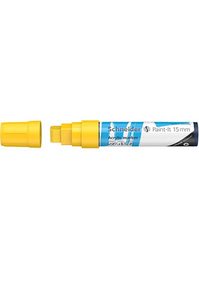 SCHNEIDER Acrylic Paint Marker Paint-it 330 15 Mm - Yellow