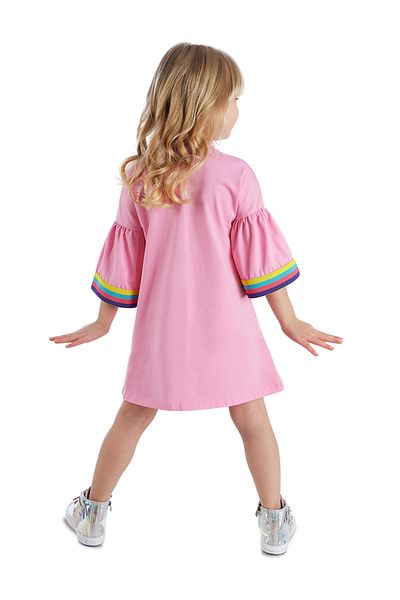Denokids Einhorn-Stern-Mädchenkleid