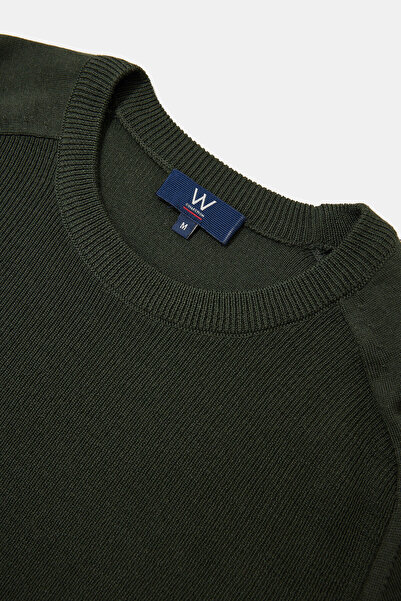 W Collection KHAKI LONG SLEEVE SWEATER