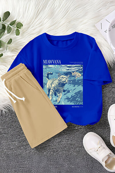 MYADA Новий сезон Miawvana з написом «Плаваюча кішечка» 2-х частинний дитячий...