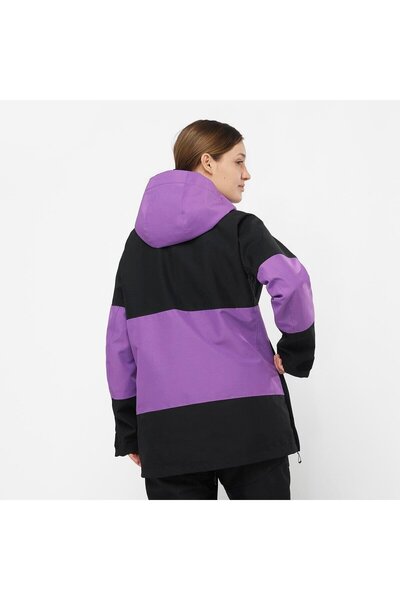 Salomon BASHLEY ANORAK Kadın Kayak Montu Black LC2145600