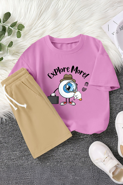 TARZ STİL Set special pentru copii Mr. Detective Eye cu imprimeu 23377