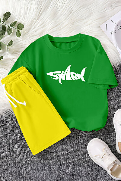 MYADA Дитячий костюм з принтом "Акула" з 2 частин 23386 нового сезону