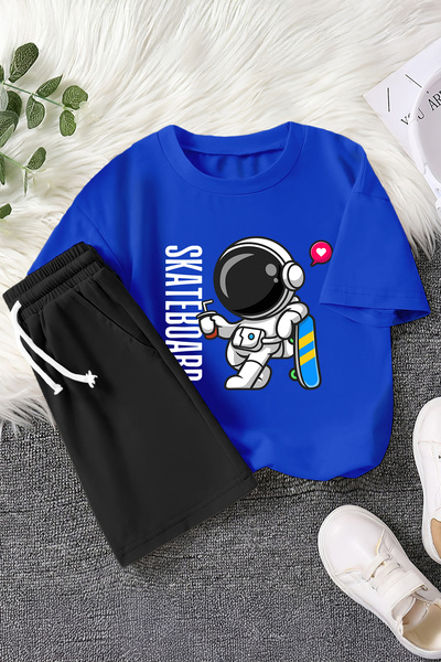 MYADA Nova sezona skejtbord set za decu sa natpisom Astronaut Štampano 2 dela