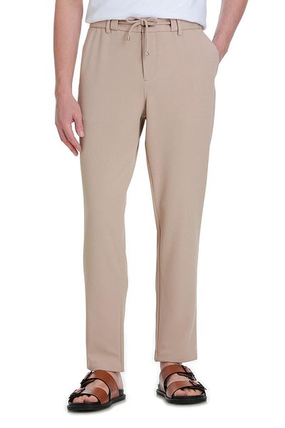 Hatemoğlu Μπεζ παντελόνι Jogger Dynamic Fit με πλαϊνές τσέπες