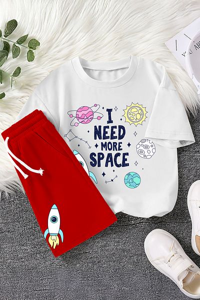 MYADA Set imprimat cu planete premium 22452