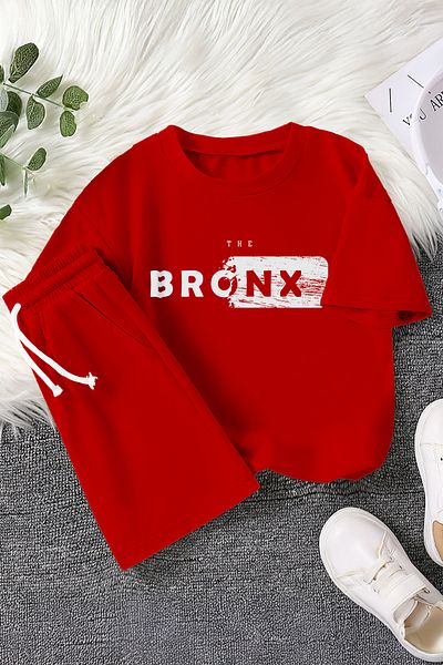 MYADA New Season the Bronx Printed 2-Piece Children's Set 22506