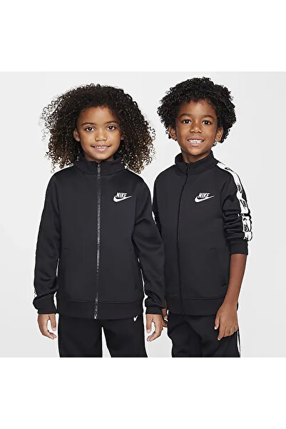 Nike With Logo Çocuk Siyah Eşofman Takımı (86M452-023)
