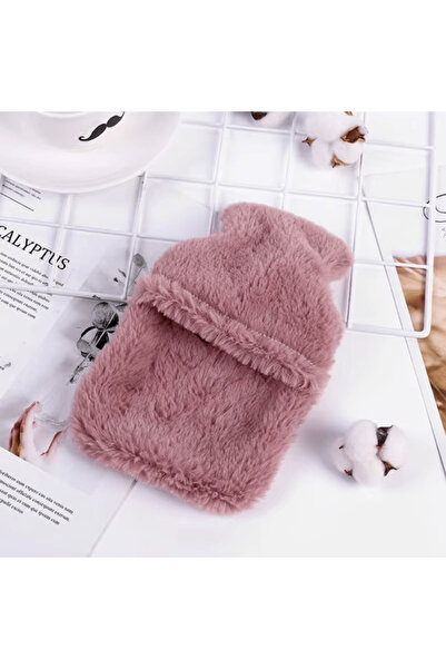 SB SizinBazar Yeşil Rengi Peluş Kılıfı Çıkarılabilir Sıcak Su Torba Kılıfı Yıkanabilir 2 Lt (SADECE KILIF)