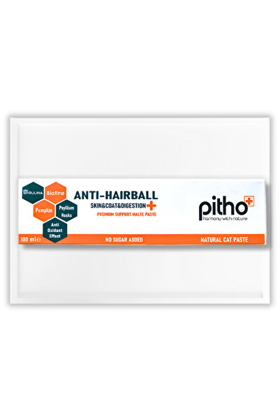 Pitho Anti Hairball Premium Support - Tüy Yumağı Önleyici Sindirim Destekleyici Kedi Maltı